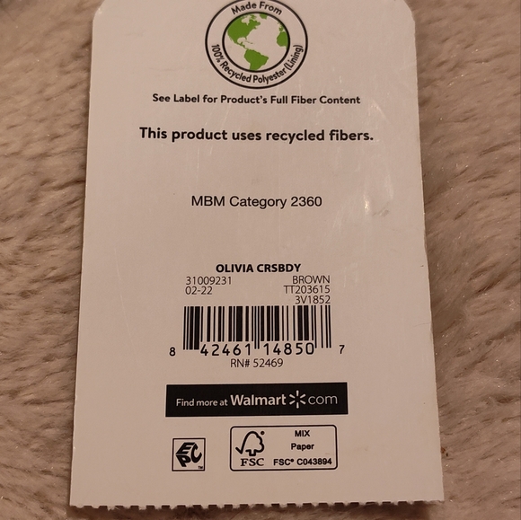 NWT! Time & Tru Crossbody Bag (NO Strap) - Picture 10 of 13